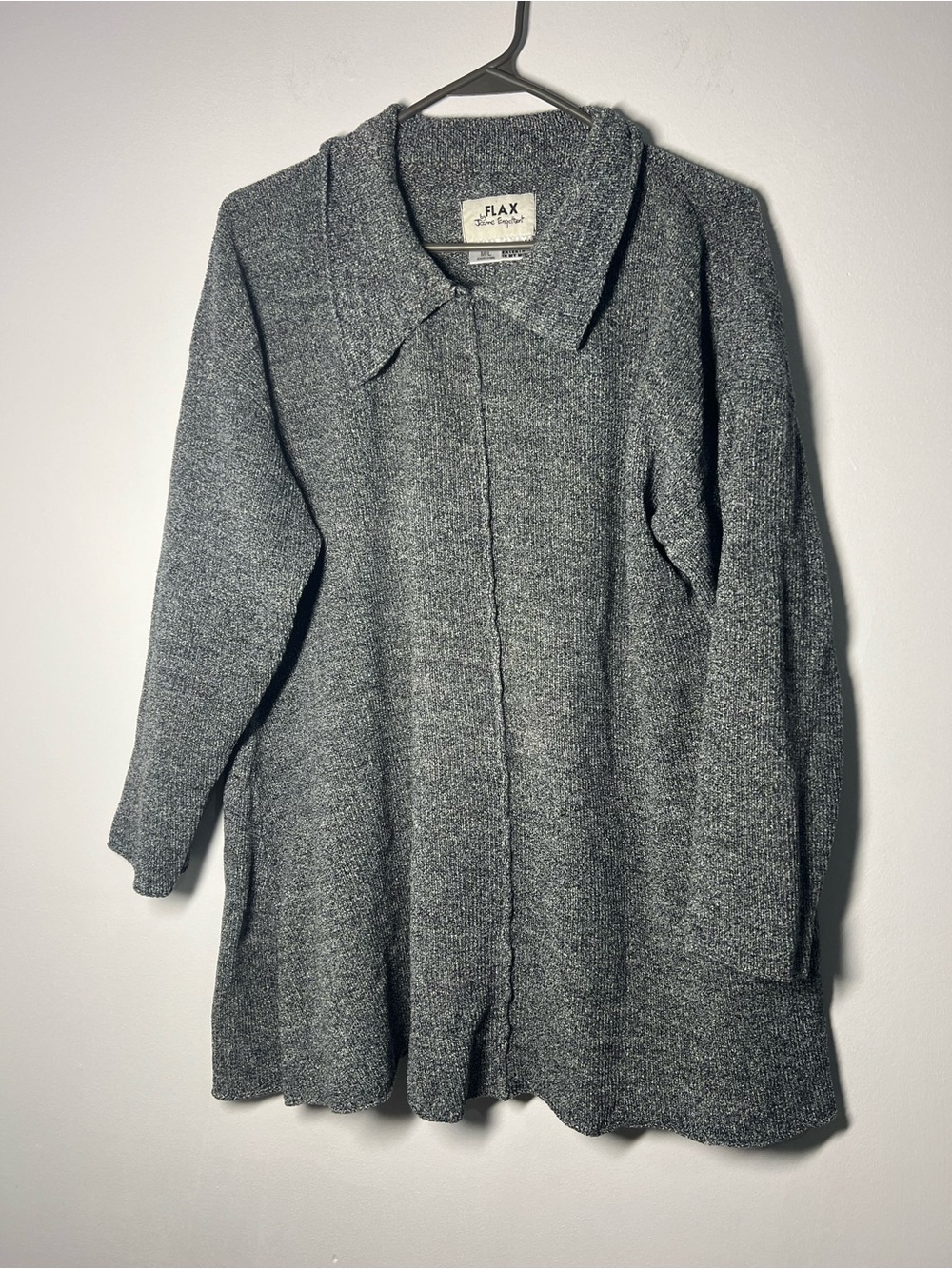 FLAX By Jeanne Engelhart Collard Sweater/Women’s Size M/L